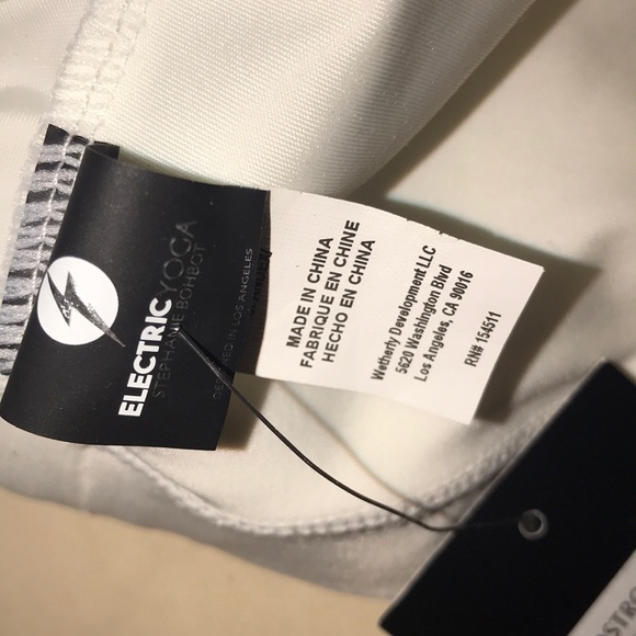 NWT Electric Yoga Slash Laser Cut Sports Bra XS IV - Picture 8 of 8